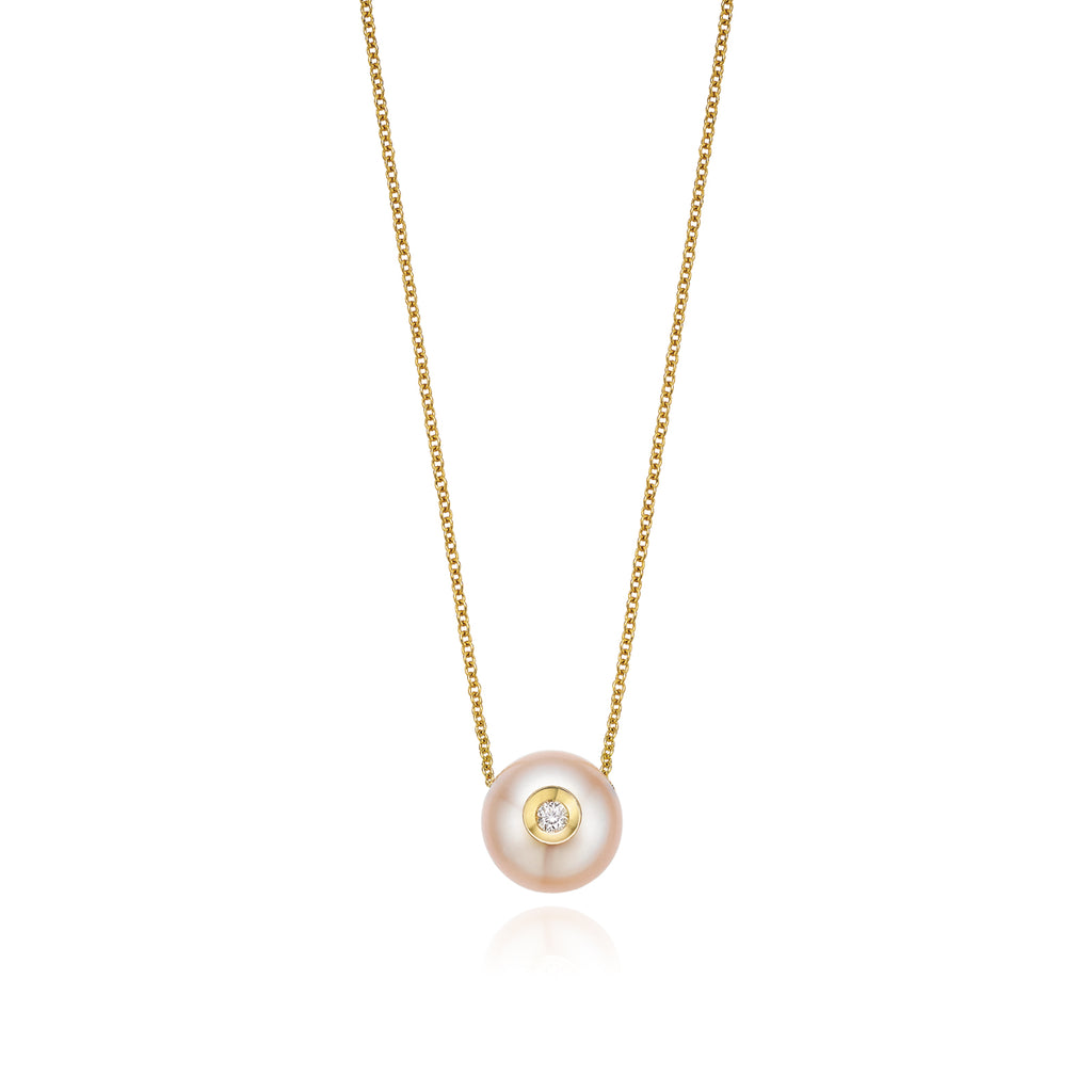 14ct gold filled chain with freshwater pearl necklace – Lucy&Roise